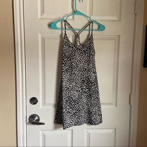 The Exercise Dress Snow Leopard